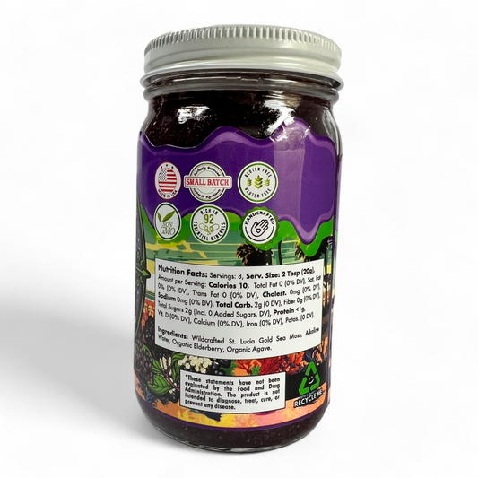 Organic Elderberry Sea Moss Gel